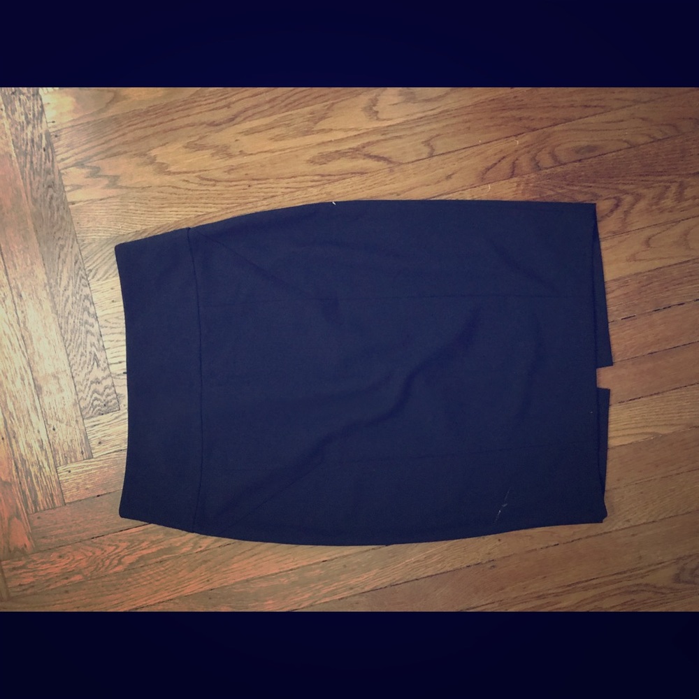 Zara Basic black pencil skirt for work